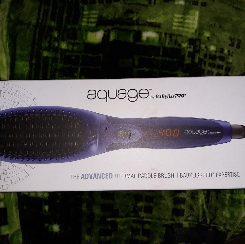 Babyliss aquage heated paddle brush